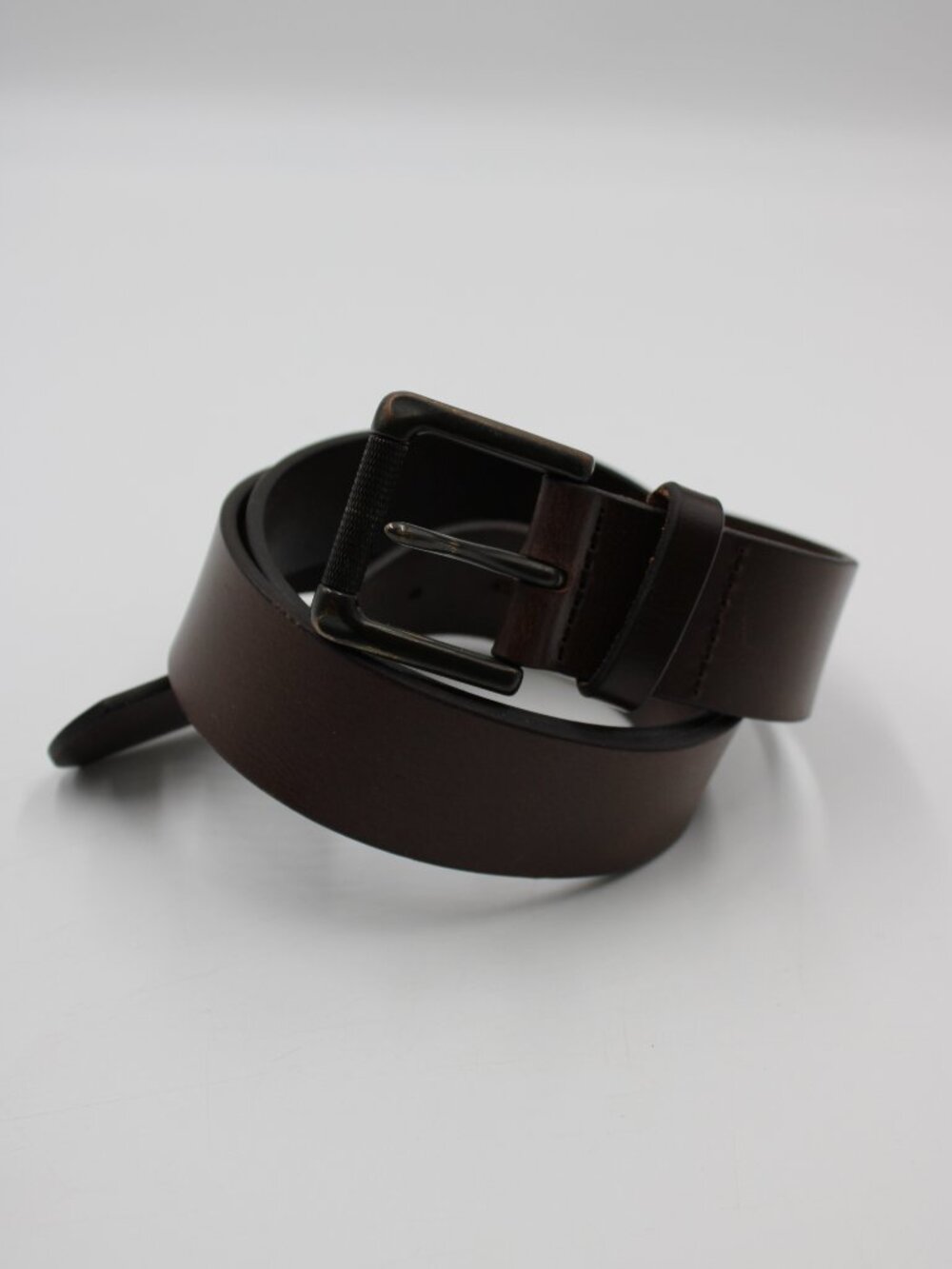 Banana Republic Brown Genuine Buffalo Leather Belt Mens Size 36 1.5" Wide Work